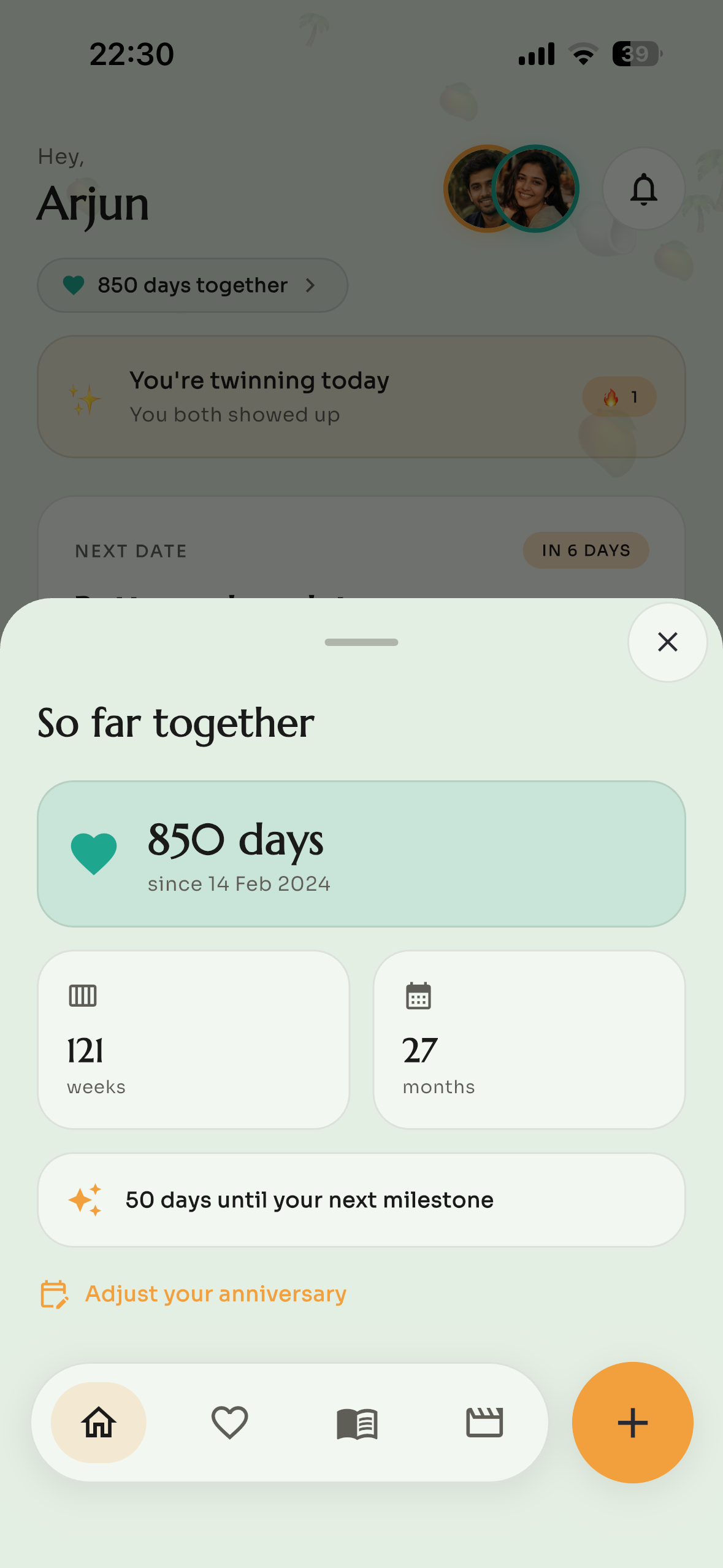 Together screen